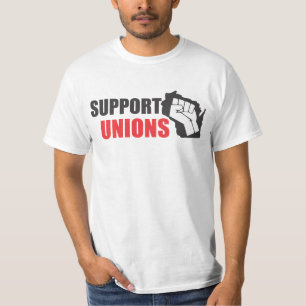 Wisconsin-Gewerkschaften T-Shirt