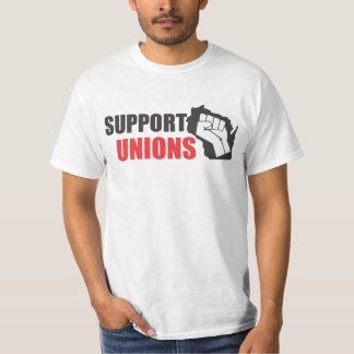 Wisconsin-Gewerkschaften T-Shirt