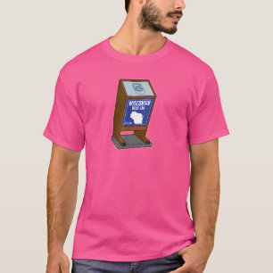 Wisconsin Grizzly Black Bar Müll kann abfall T-Shirt