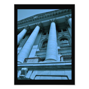 Wisconsin Hauptstadt Columns Fotodruck