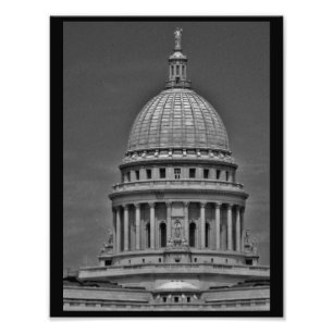 Wisconsin Hauptstadt Dome Fotodruck