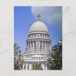Wisconsin-Hauptstadt Postkarte