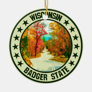 Wisconsin                                          keramik ornament