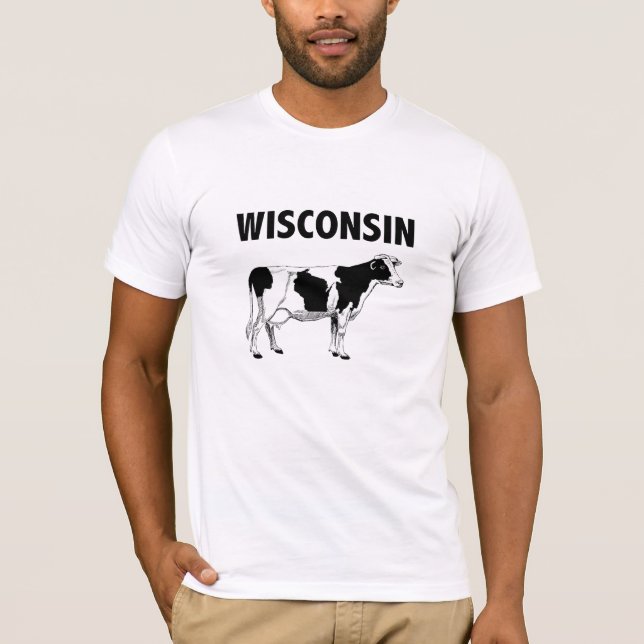 Wisconsin-Kuh-T - Shirt (Vorderseite)