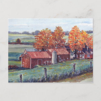 Wisconsin Landscape Postcard Postkarte