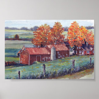 Wisconsin Landschaftsposter Poster