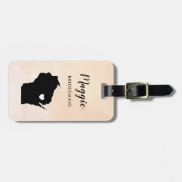 Wisconsin Map Gepäcktag, Hochzeitsfeier Begrüßung Gepäckanhänger