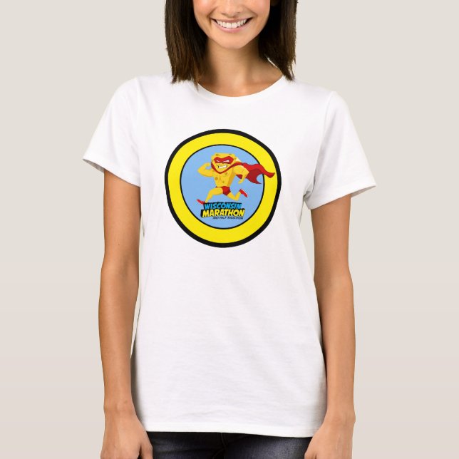 Wisconsin Marathon Race Day T-Shirt (Vorderseite)