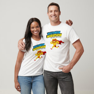 Wisconsin-Marathonlauf-Tag T-Shirt