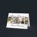 Wisconsin Merry Christmas Collage Card Feiertagskarte<br><div class="desc">Erstellt aus einem Original Studio Porto Sabbia Foto! Diese Black,  White & Gold Weihnachtskarte ist für verschiedene (Familien-)Beziehungen,  alle US-Staaten und in verschiedenen Sprachen erhältlich.</div>