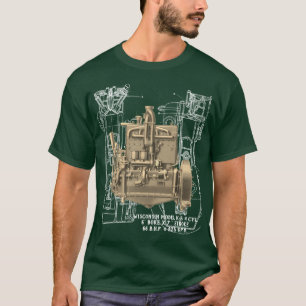 Wisconsin Motor Milwaukee Wisconsin Gas Motor K T-Shirt