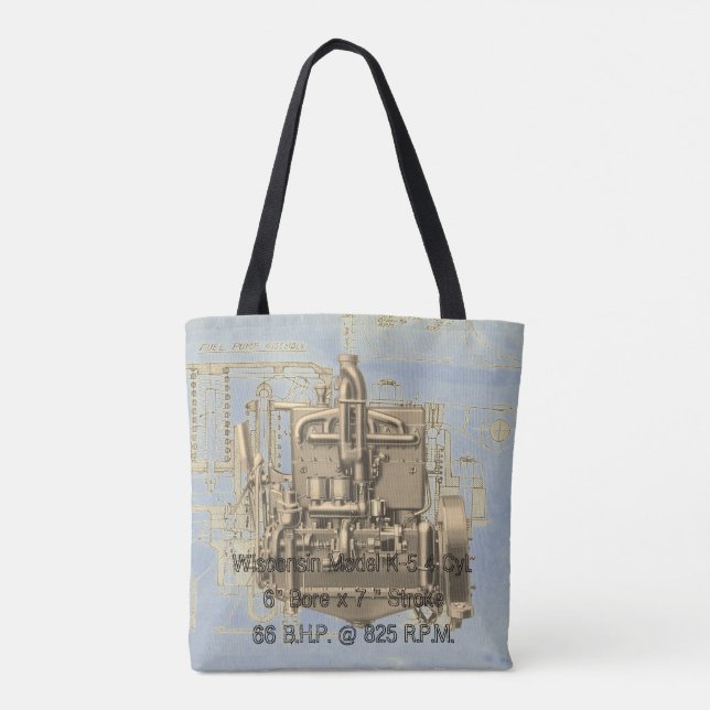Wisconsin Motor Milwaukee Wisconsin Gas Motor K Tasche (Rückseite)
