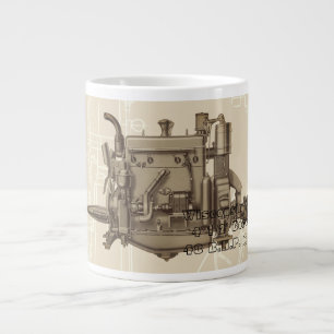 Wisconsin Motor Milwaukee Wisconsin Gas Motor X Jumbo-Tasse