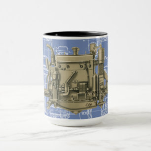 Wisconsin Motor Milwaukee Wisconsin Gas Motor X Tasse