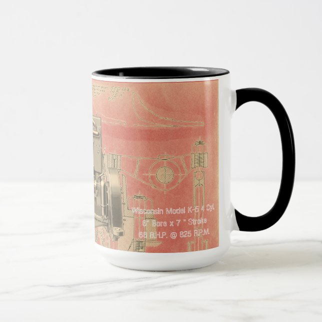 Wisconsin Motor Milwaukee Wisconsin Motor Early K Tasse (Rechts)