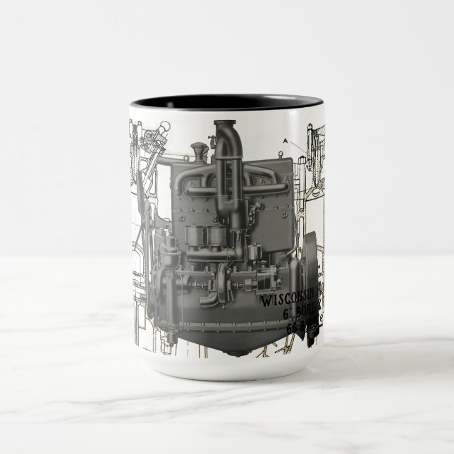 Wisconsin Motor Milwaukee Wisconsin Motor Early K Tasse (Zentrum)