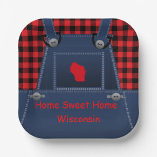Wisconsin Overalls Buffalo Kariert 7" Paper Teller