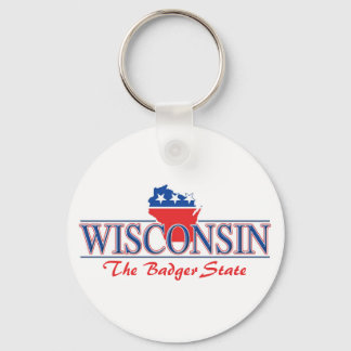 Wisconsin Patriotic Schlüsselanhänger