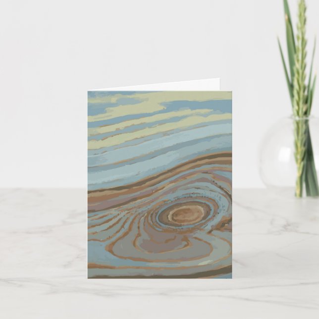 Wisconsin Point Lake Superior Card Dankeskarte (Vorderseite)