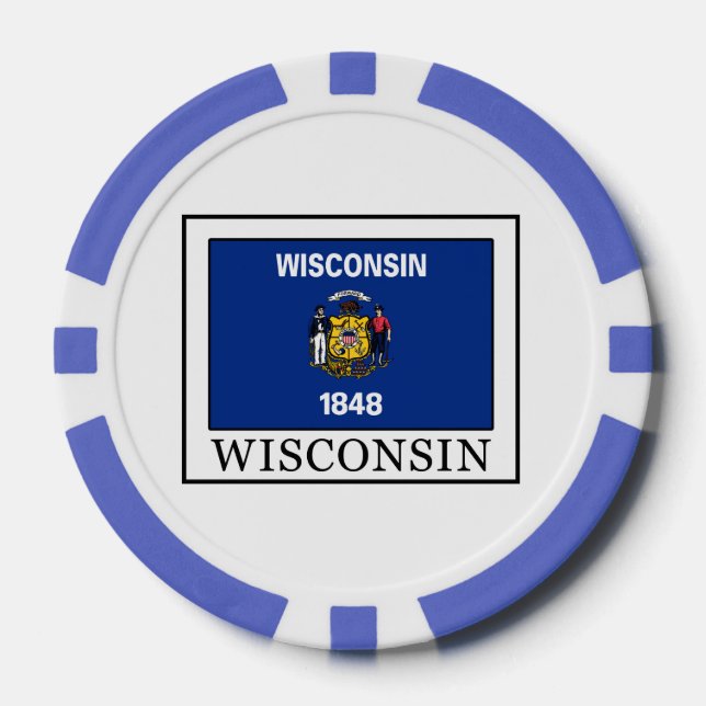 Wisconsin Pokerchips (Vorderseite)