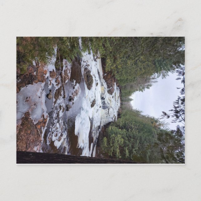 Wisconsin Postcard - Kupferfallen, Wisconsin Postkarte (Vorderseite)