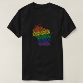 Wisconsin-Regenbogen-Staat T-Shirt