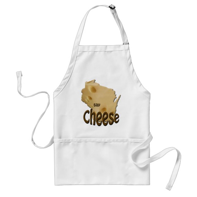 Wisconsin Say Käse Schürze (Vorne)