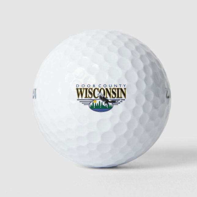 WISCONSIN-SCENE- GOLFBALL (Vorderseite)