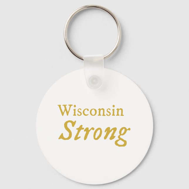 Wisconsin Schlüsselanhänger (Vorderseite)