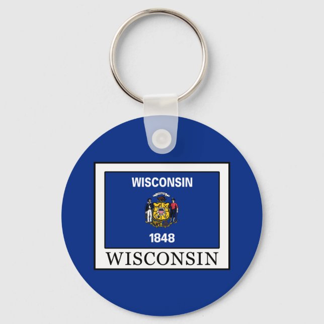Wisconsin Schlüsselanhänger (Vorderseite)