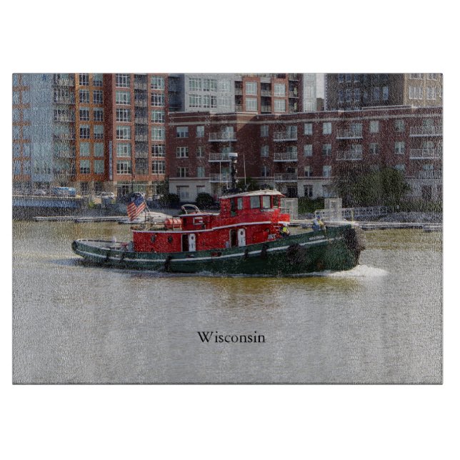 Wisconsin-Schneidplatte Schneidebrett (Vorderseite)