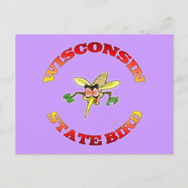 Wisconsin Staat Bird Postkarte (Vorderseite)