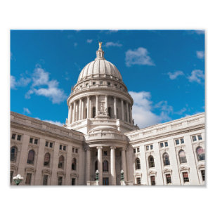 Wisconsin Staat Hauptstadt Gebäude Fotodruck