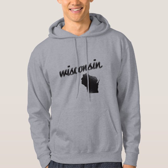 Wisconsin-Staat Hoodie (Vorderseite)