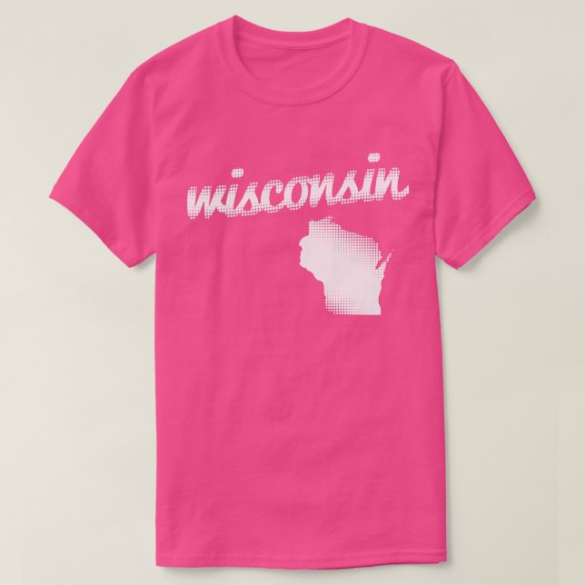 Wisconsin-Staat T-Shirt (Design vorne)