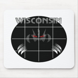 Wisconsin-Staats-Dachs-Entwurf Mousepad