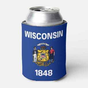 Wisconsin Staatsflagge Dosenkühler