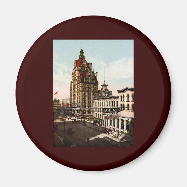 Wisconsin Street Milwaukee Magnet (Vorne)