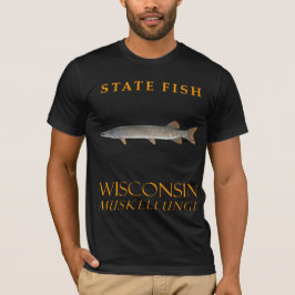 Wisconsin Territorialer Fisch The Muskellunge T-Shirt