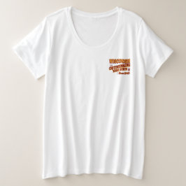 Wisconsin übertrinkt Ihren Staat seit 1848 Große Größe T-Shirt