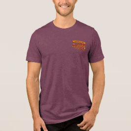 Wisconsin übertrinkt Ihren Staat seit 1848 Tri-Blend Shirt