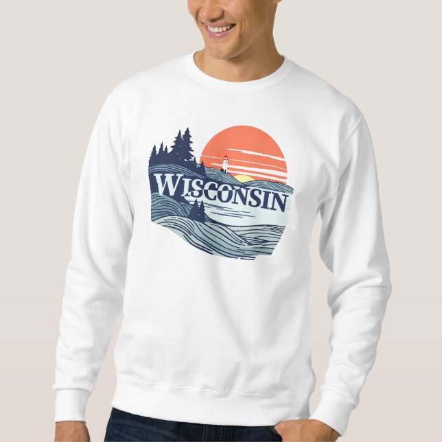 Wisconsin USA Sweatshirt (Vorderseite)