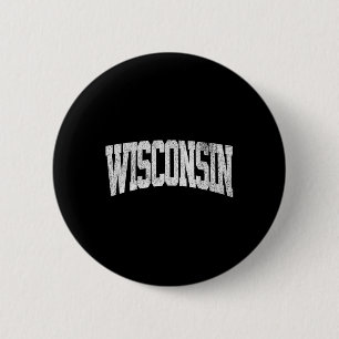 Wisconsin Vintag City Button