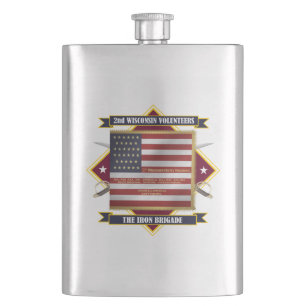 Wisconsin Volunteer Infanterie Flachmann