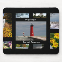 Wisconsin während aller Jahreszeiten