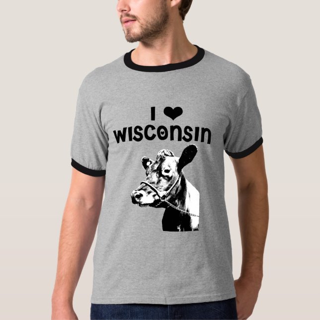 Wisconsin-Wecker-T-Shirt T-Shirt (Vorderseite)