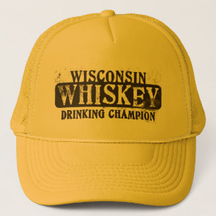 Wisconsin-Whisky-trinkender Meister Truckerkappe
