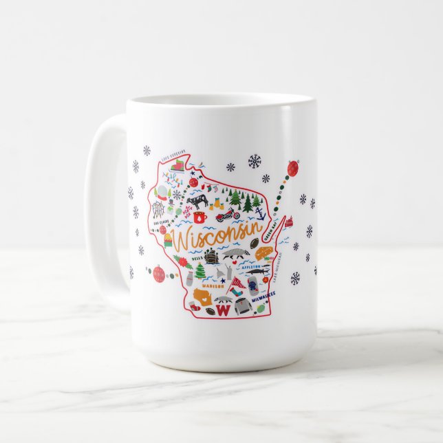 Wisconsin Winter Tasse (Vorderseite Links)