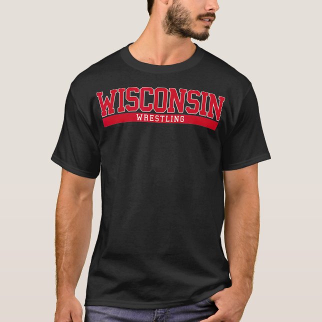 Wisconsin Wrestling T-Shirt (Vorderseite)