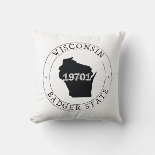 Wisconsin Zip Code Kissen